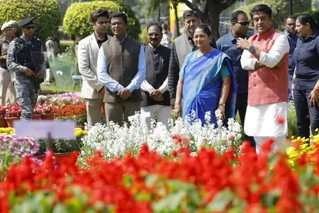 Delhi's Chief Minister Rekha Gupta Launches the 2026 Flower Festival
