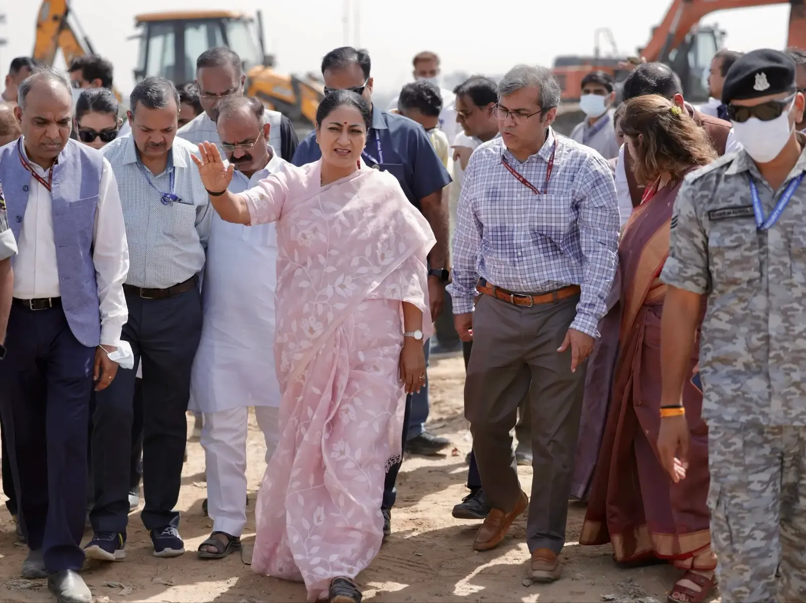 Delhi CM Rekha Gupta inspects Okhla landfill: '70 lakh MT cleared, park coming'