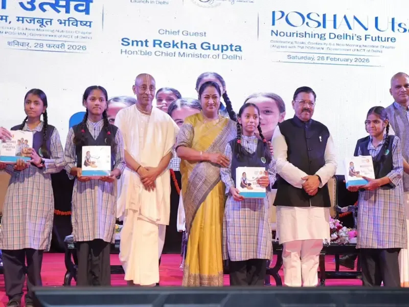 Delhi's CM Rekha Gupta Unveils 'Morning Nutrition Programme' for 90,000 Schoolchildren