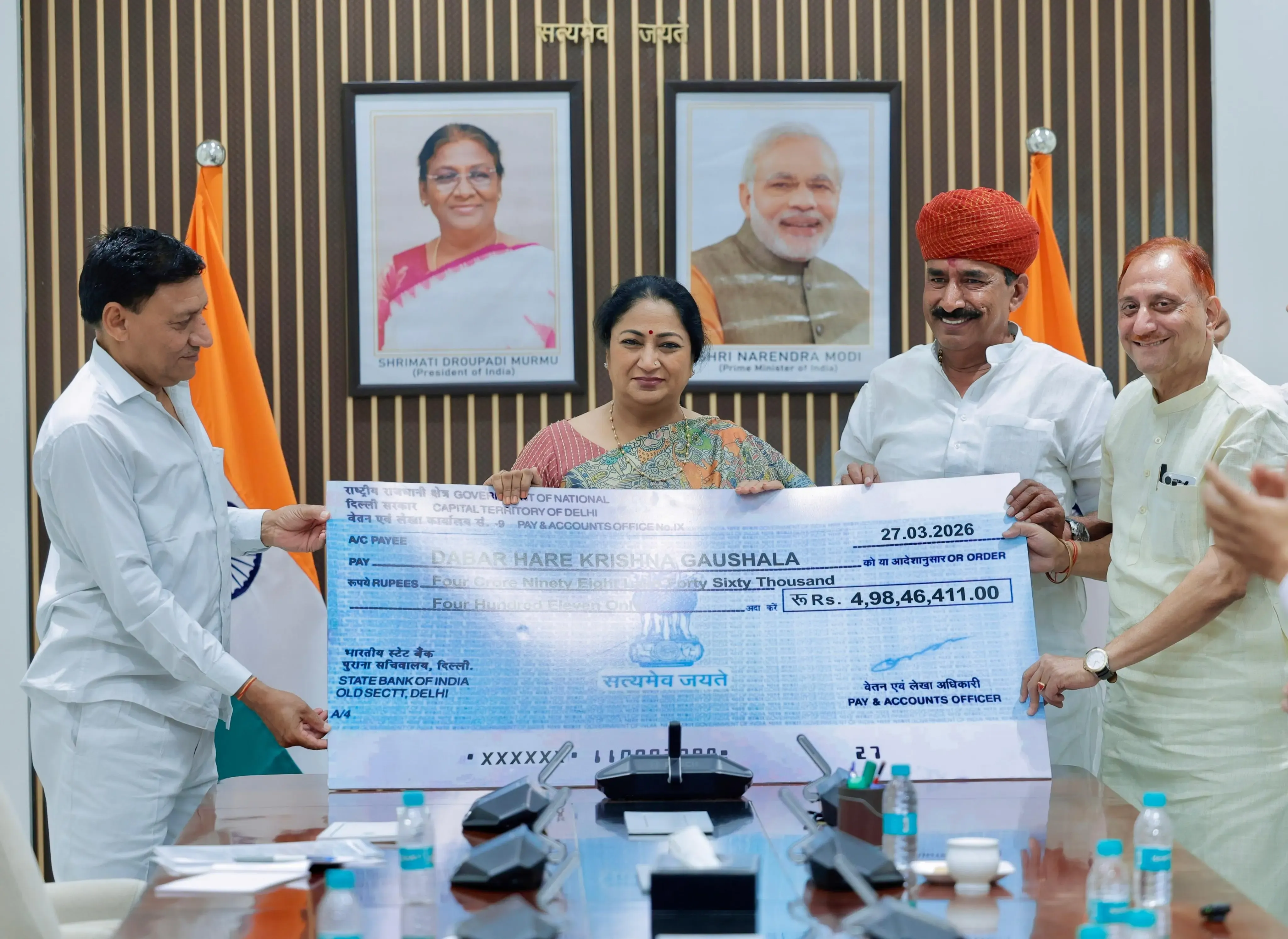 Delhi CM Rekha Gupta Unveils Funding to Enhance Cow Shelters