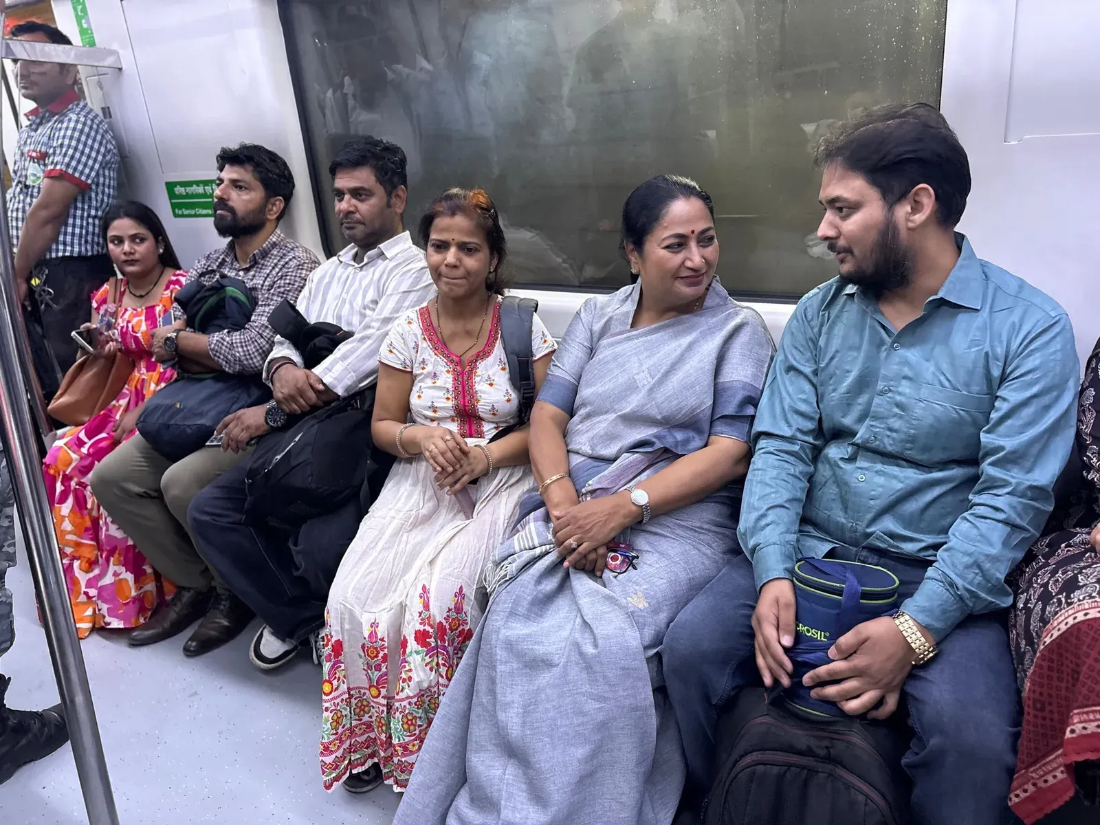 Delhi CM Rekha Gupta Takes Metro, DTC Bus to Secretariat