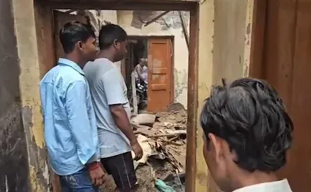 Delhi roof collapse kills couple in New Usmanpur; child survives