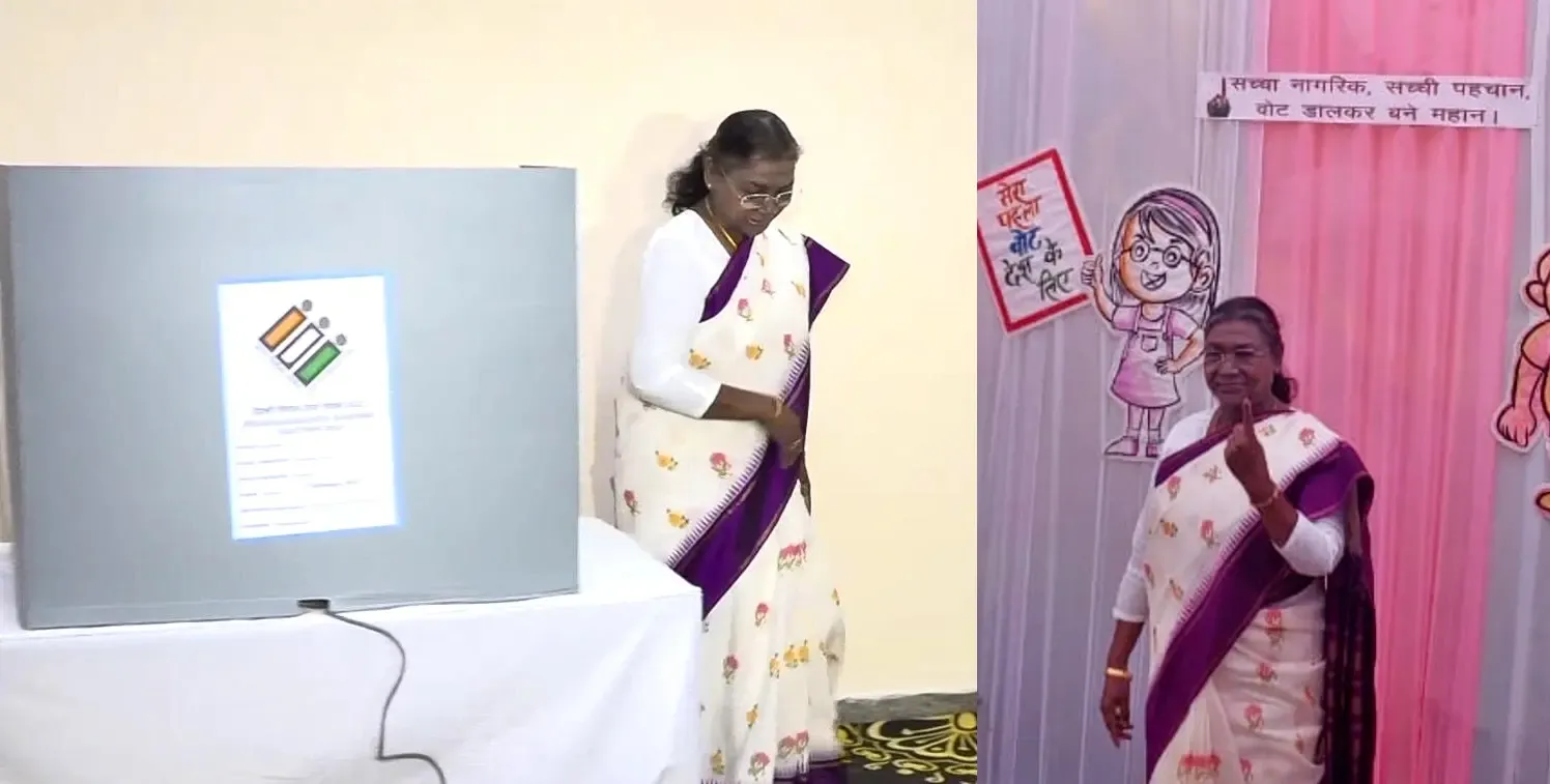 Delhi Votes: President Murmu and LG Participate in Assembly Elections