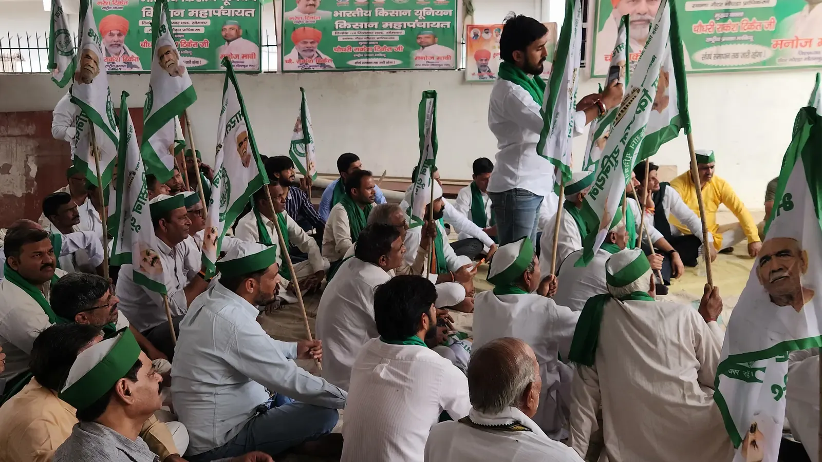 भारतीय किसान यूनियन (टिकैत) नेताओं को हाउस अरेस्ट, जंतर-मंतर धरने से पहले पुलिस की रोकथाम