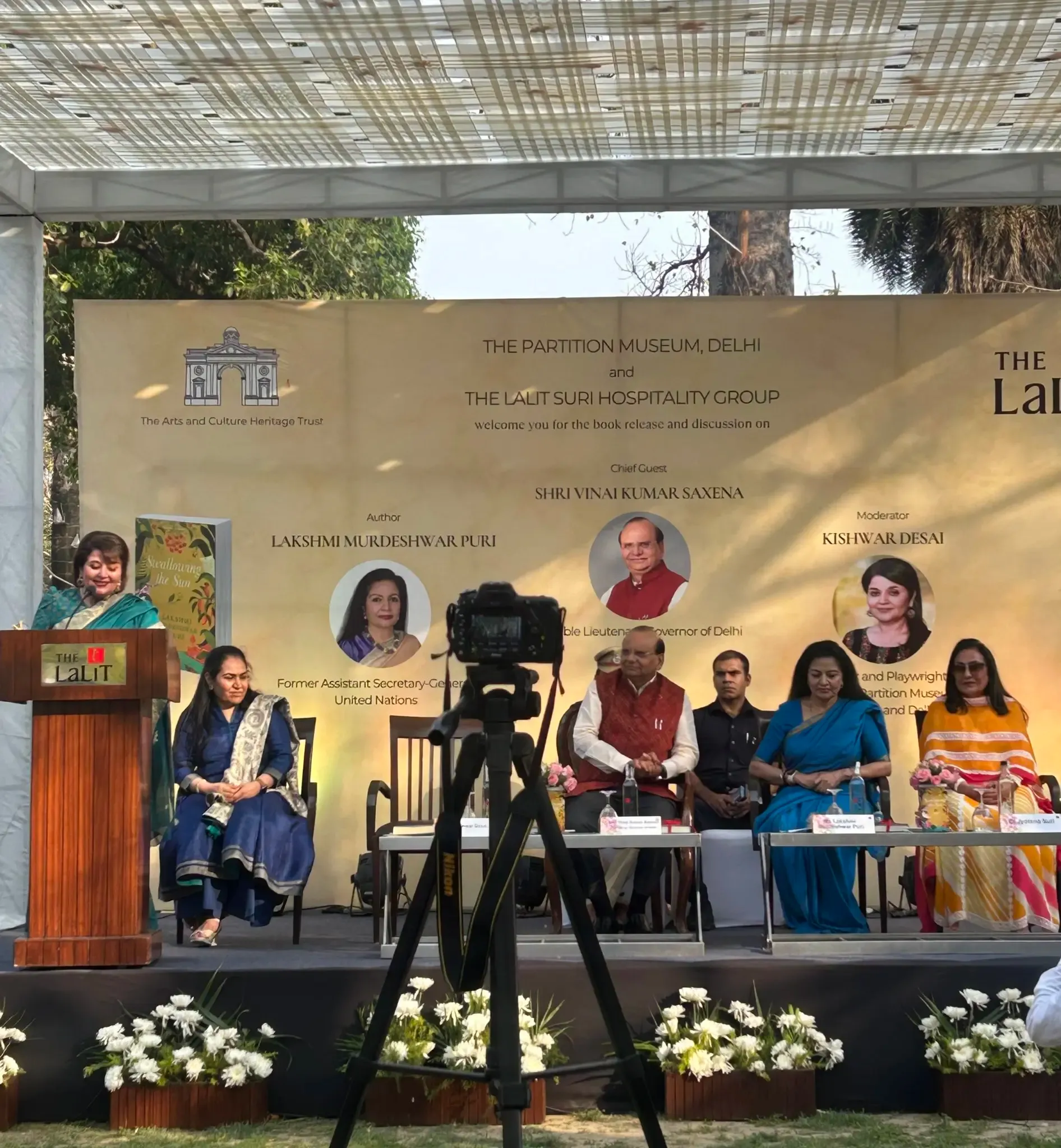 Delhi L-G Celebrates Lakshmi Puri's Bestselling Book Launch