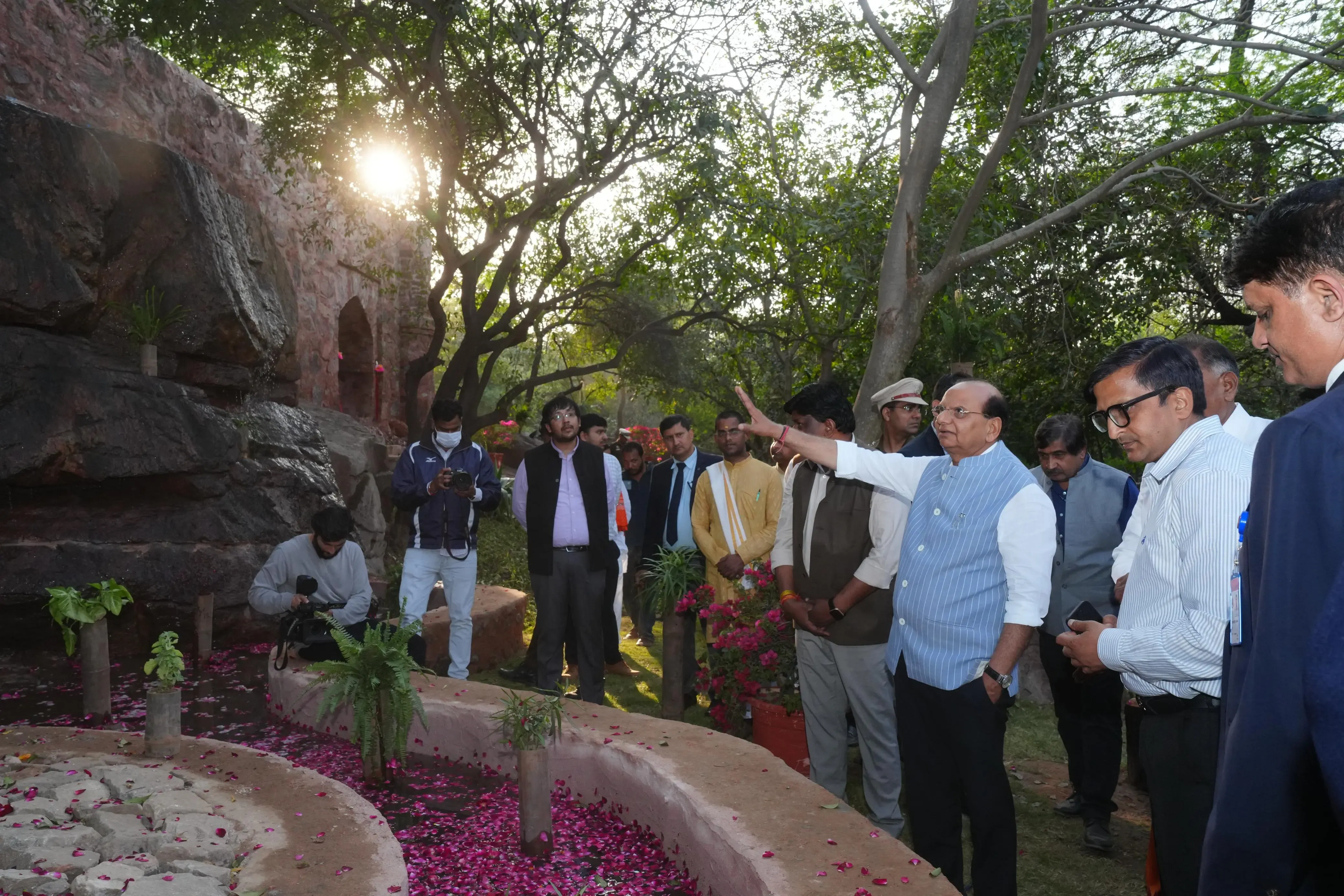 Delhi LG Launches Revitalized Heritage Sites in Sanjay Van