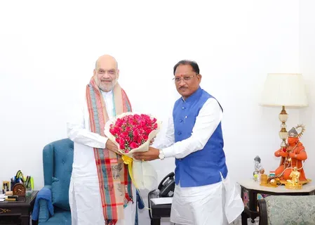 बस्तर विकास मॉडल पर अमित शाह से मिले CM विष्णु देव साय, 21.86 लाख लोगों की स्वास्थ्य जांच का ब्यौरा दिया