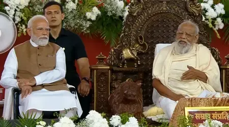 पीएम मोदी का जीवन आधे साधु और आधे गृहस्थ जैसा : पद्मसागर सूरीश्वरजी महाराज 
