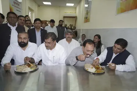 Did Delhi Ministers and BJP Chief Launch New Atal Canteens Across the City?