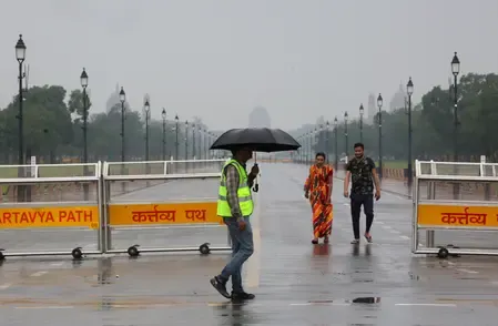 Did Delhi-NCR Really Wake Up to Light Showers? IMD Issues 'Red Alert'