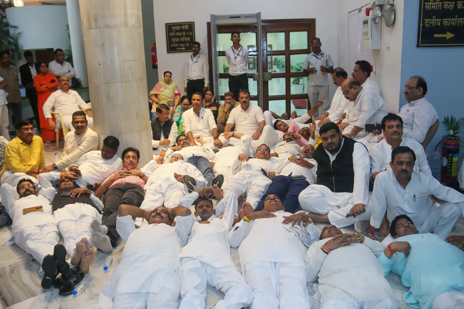 NEET protest fallout: Delhi Police action splits MP Assembly, BJP-Cong hold rival protests