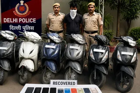 दिल्ली: चोरी की 6 स्कूटी डिलीवरी बॉय को किराये पर देता था आरोपी, पुलिस ने किया गिरफ्तार