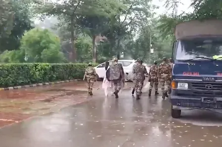 Delhi Police deny NTA office security breach during 'Sansad Chalo' march