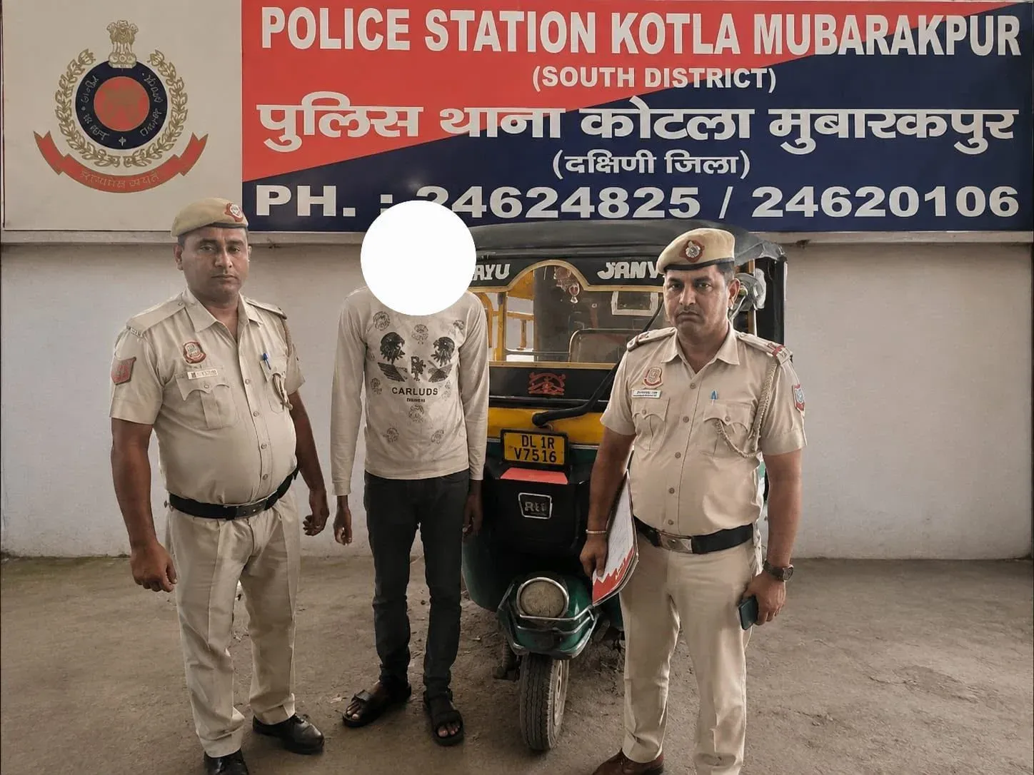 Delhi Police recovers 4 stolen vehicles in Kotla Mubarakpur special drive