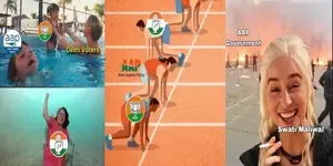 Delhi Election Results: BJP's Stunning Recovery and AAP's Unexpected Defeat Ignite Social Media Memes