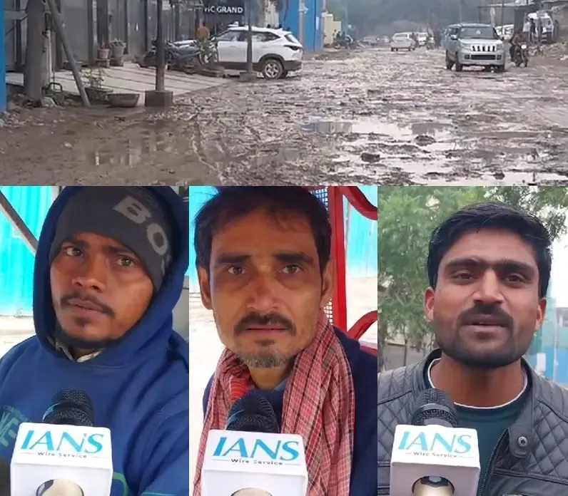 Jasola Residents Protest Against Neglected Roads in Delhi