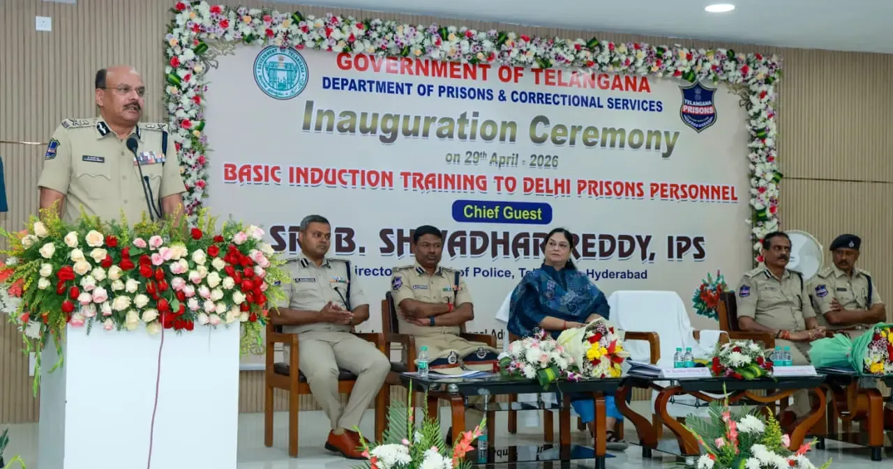 Delhi Prisons staff begin 9-month training at Hyderabad's SICA
