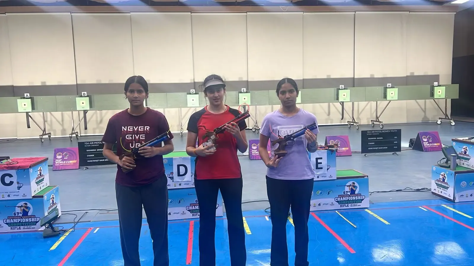 Rashmika Sahgal from Delhi Clinches Triple Crown in Shooting Championship