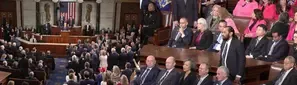 Democratic Protests Erupt During Trump's Speech; One Member Removed
