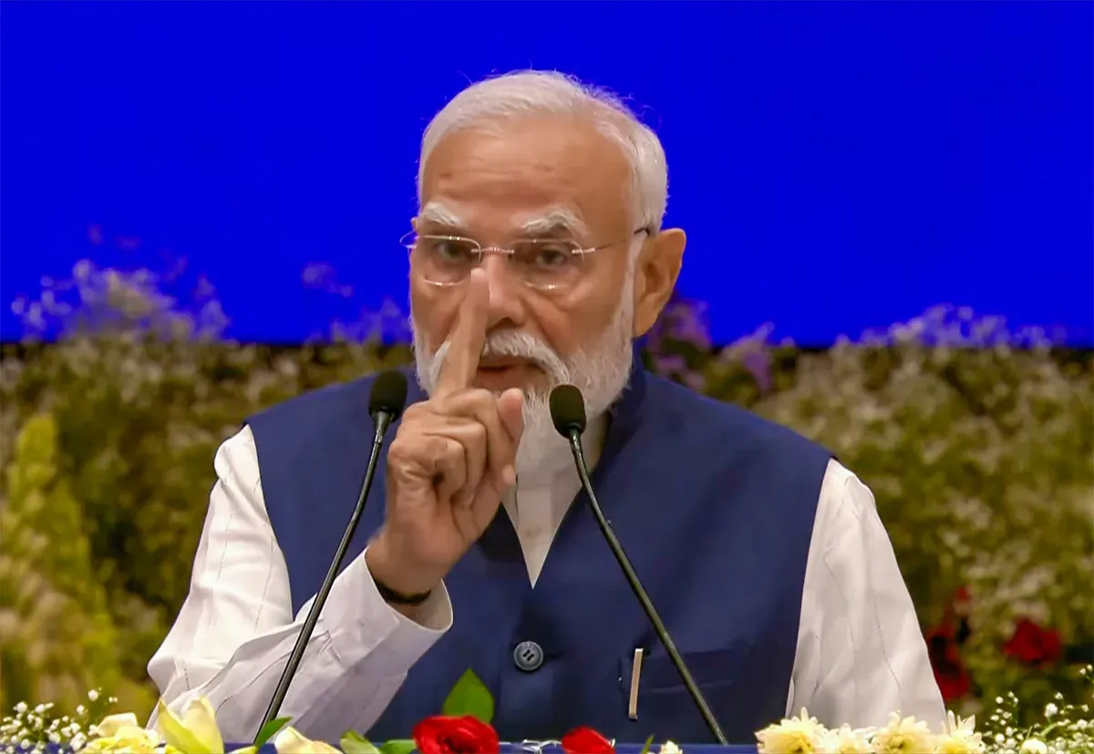 पीएम मोदी ने भारत मंडपम में एनडीए नेताओं को किया संबोधित, बोले — 'जनता-जनार्दन ही मेरे ईश्वर'