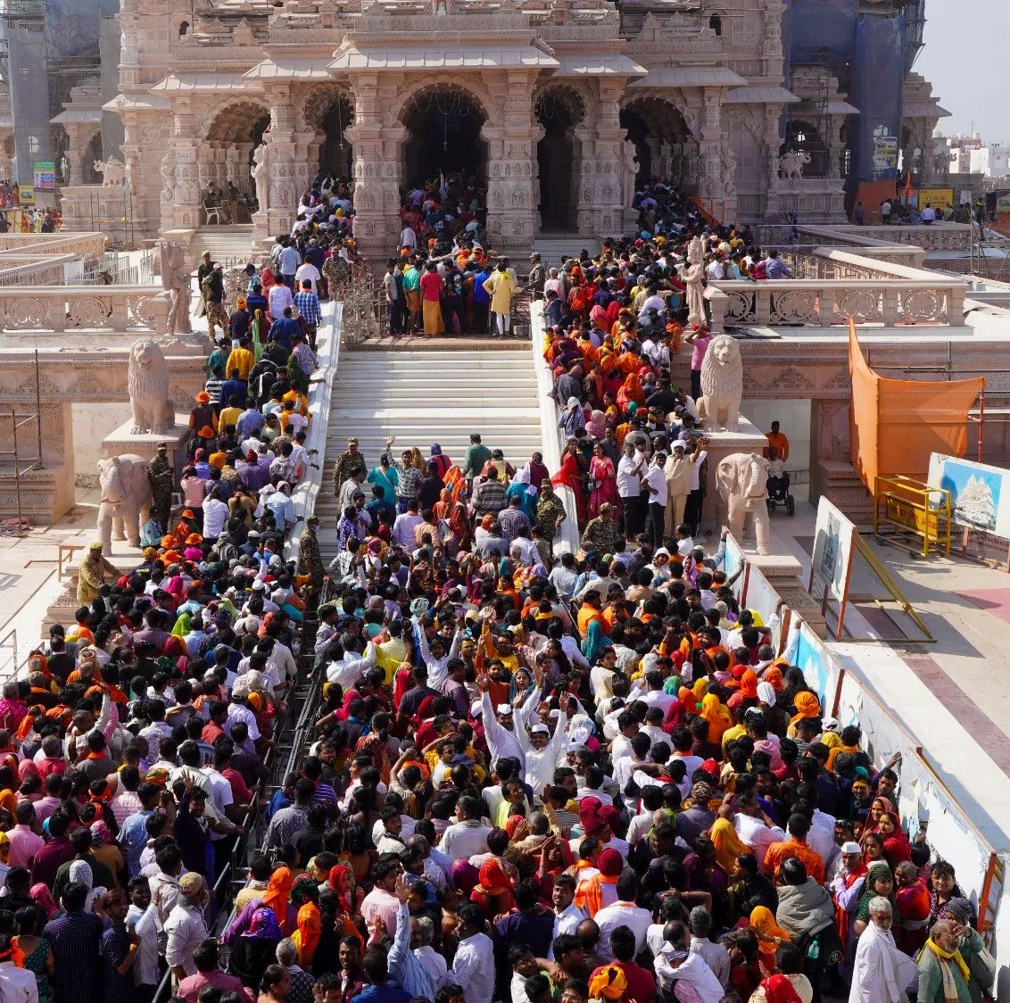 Why Are Devotees Flocking to Witness the Ram Darbar Pran Pratishtha Ceremony in Ayodhya?