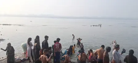 Celebrating Akshaya Tritiya: Devotees Unite at Ganga Ghats for Sacred Dips and Charity