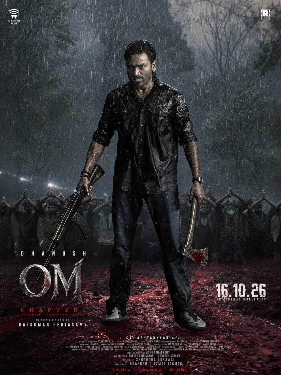 Dhanush-Mammootty film with Rajkumar Periasamy titled 'Om', out Oct 16