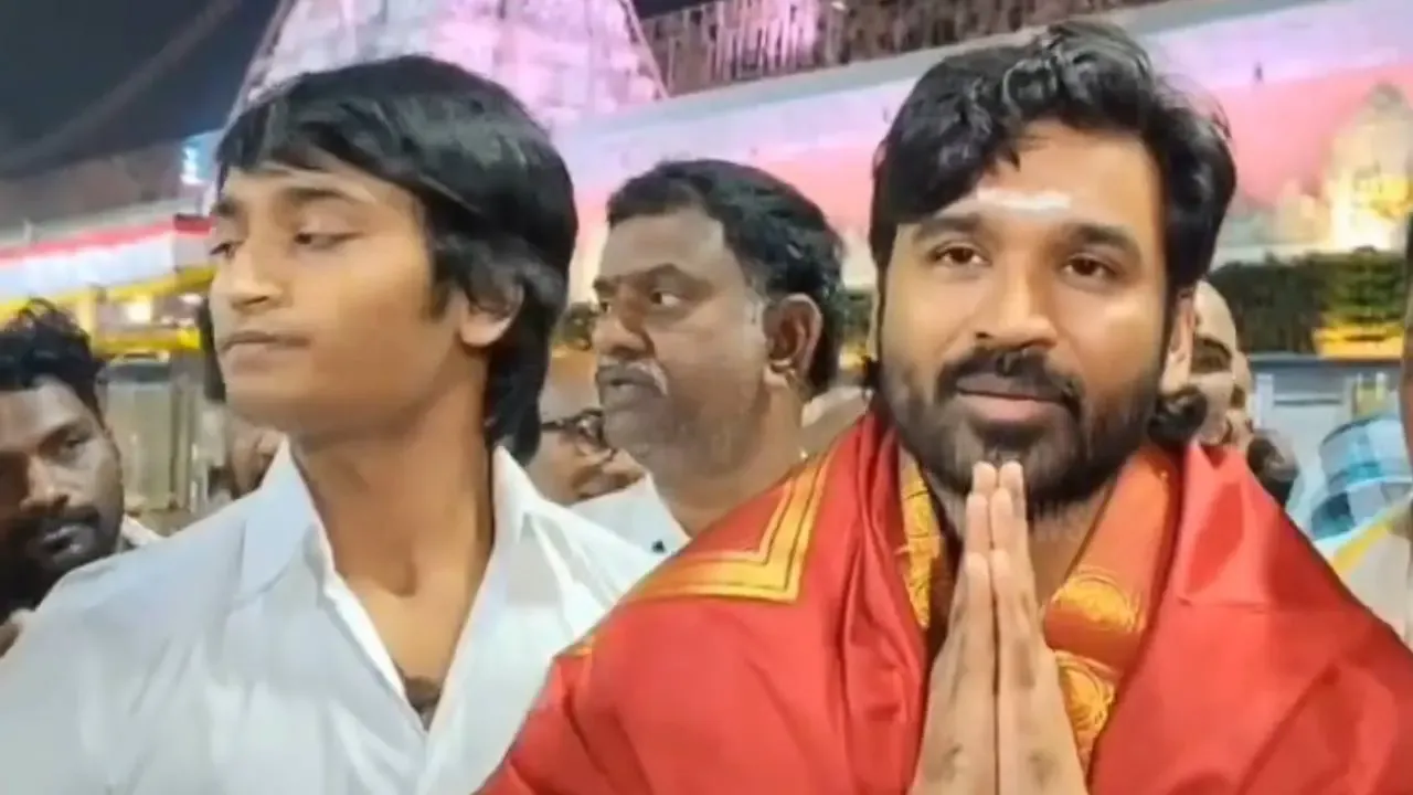 Did Dhanush Pray with His Sons at Tirupati?