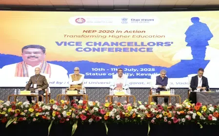 Did Dharmendra Pradhan Flag Off a National Meet on NEP Implementation in Gujarat?