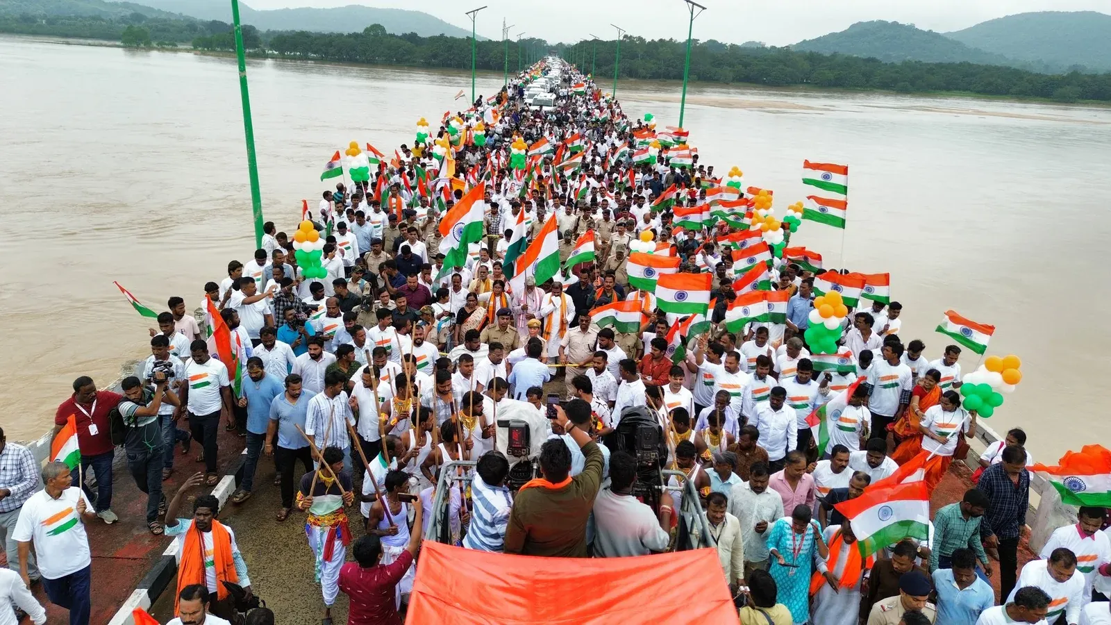 Dharmendra Pradhan joins Tiranga Yatra in Dhenkanal ahead of Independence Day