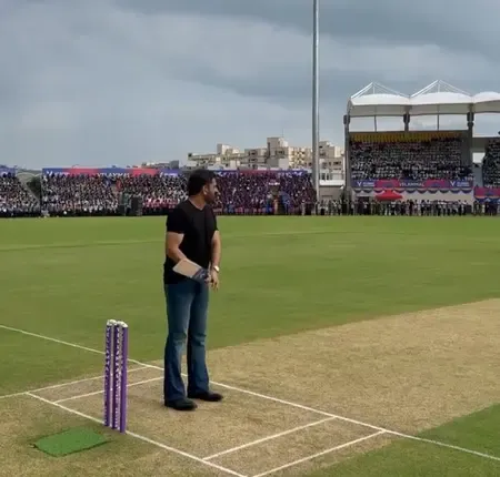Did Dhoni Just Inaugurate the Velammal Cricket Stadium in Madurai?