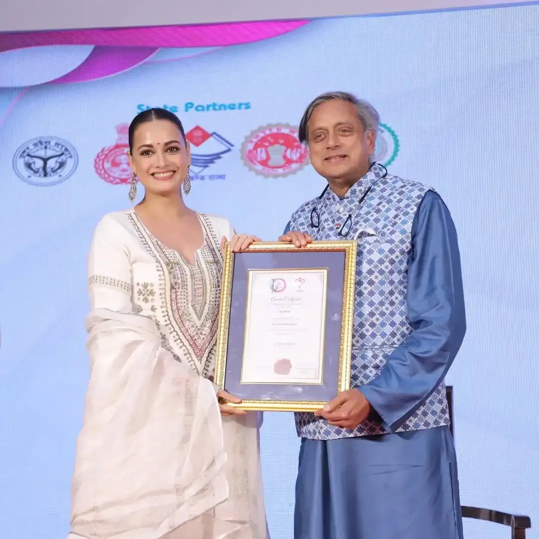 How Did Dia Mirza Celebrate the Divine Feminine Energy?