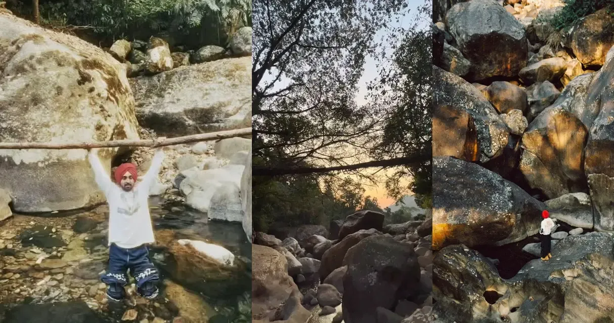 Diljit Dosanjh Enjoys Trekking While Balancing Work and Leisure in Nature