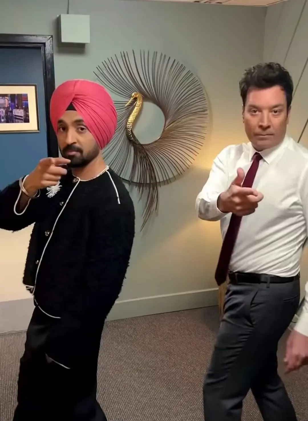 Diljit Dosanjh gets Jimmy Fallon dancing bhangra on 'Morni' track