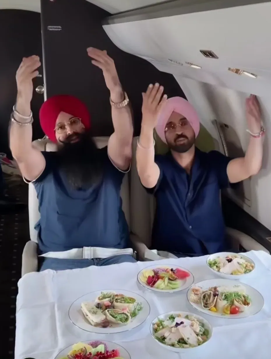 Diljit Dosanjh arrives in Milan for Aura World Tour, tags Italy PM Meloni
