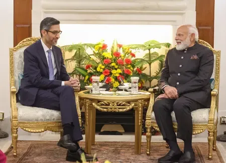 What Did PM Modi Discuss About India’s AI Progress with Sundar Pichai?