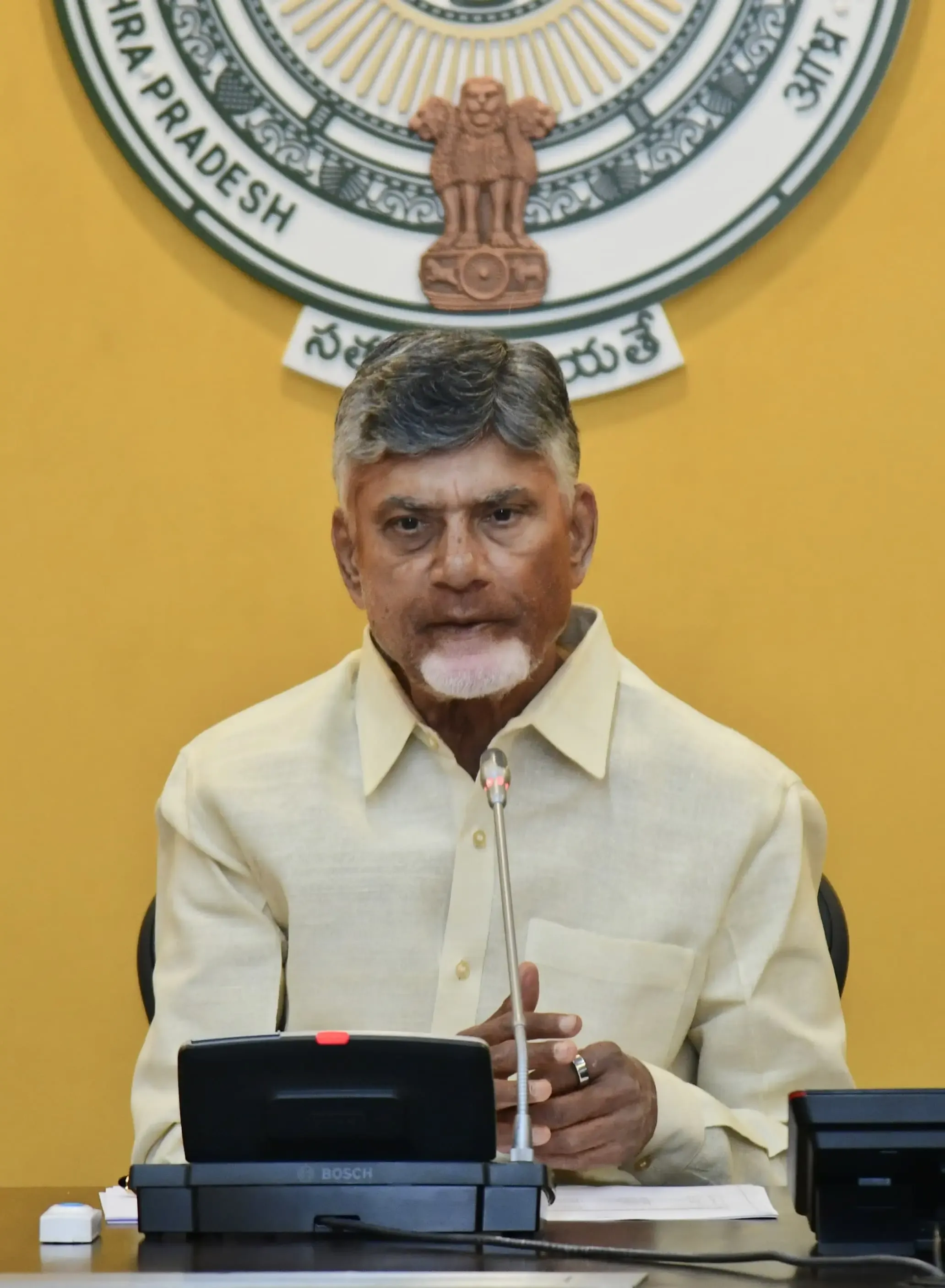 What is the 'Swarna Andhra vision' and how will it be implemented?