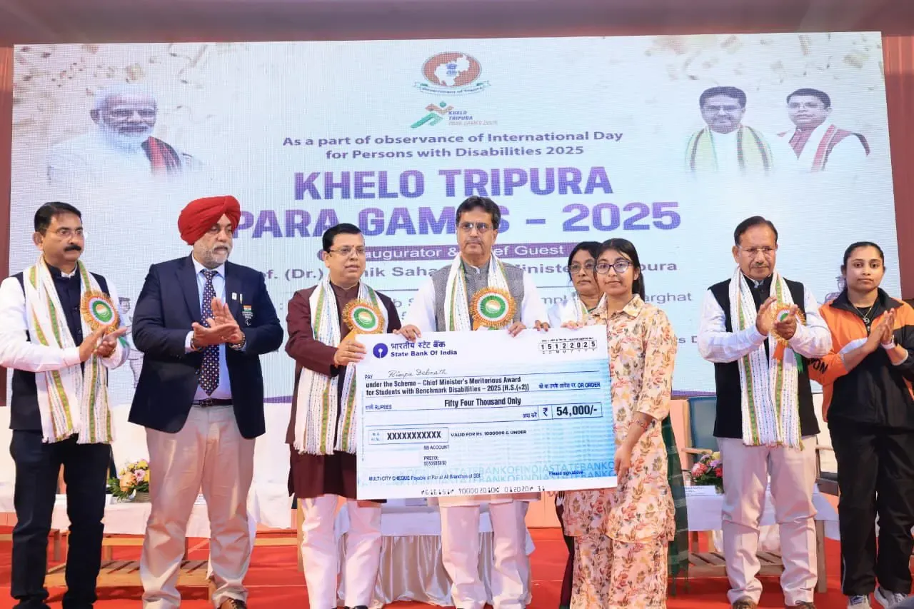 How Do Divyangjan Athletes Inspire Society? Tripura CM at Khelo Tripura Para Games-2025