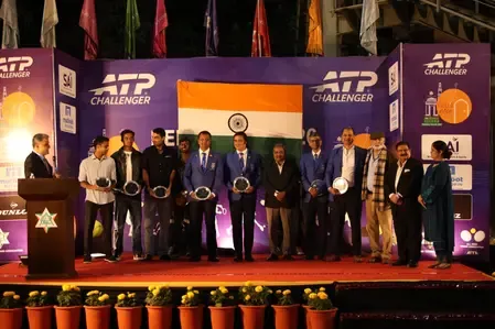 How Did DLTA Honor the Indian Davis Cup Team and Commit to Advancing Tennis in India?