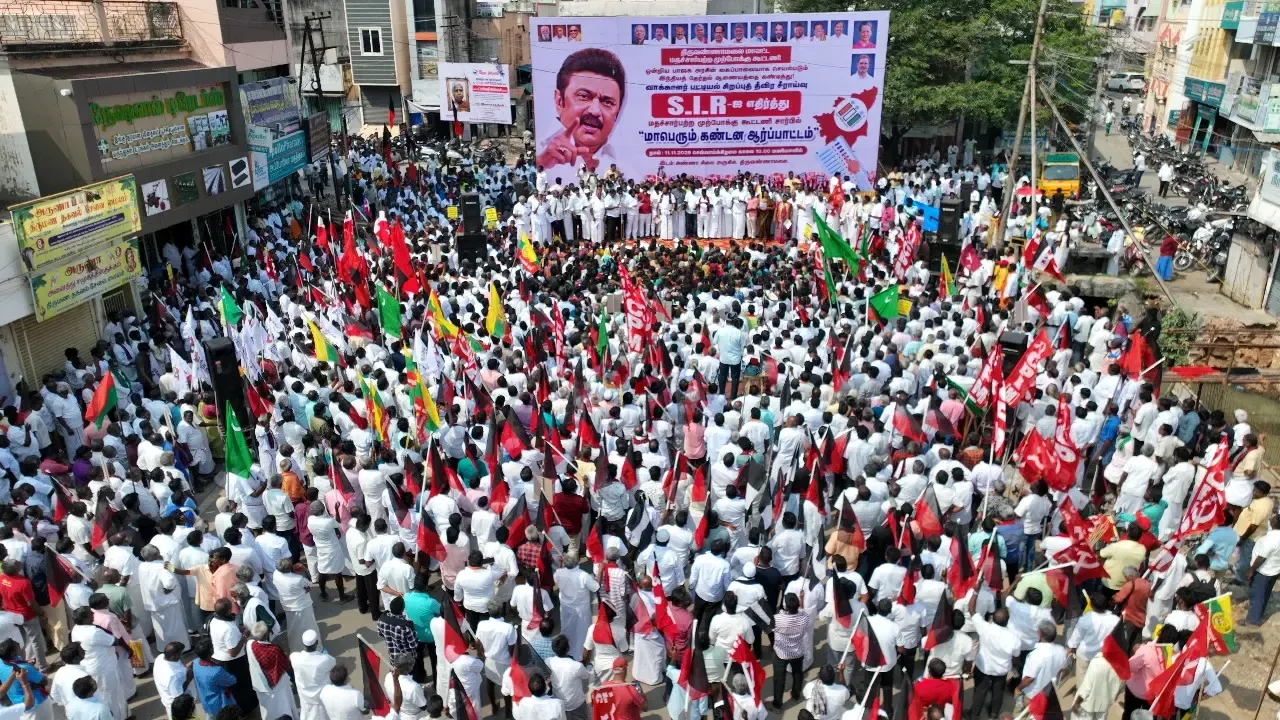 Why Are DMK and Allies Protesting Against Election Commission's Voter Roll Revision?