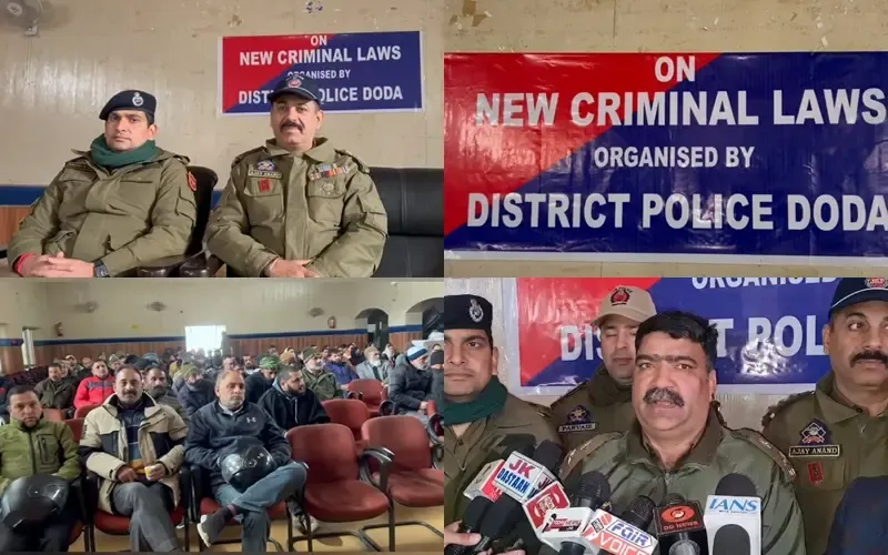 Doda Police Conducts Awareness Session on Updated Criminal Laws