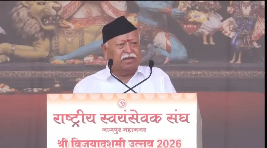 RSS chief Bhagwat at Vijayadashami 2026: Don't let protests serve political agendas