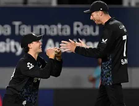 दूसरे टी20 मैच में न्यूजीलैंड की रोमांचक जीत, सीरीज में बराबरी