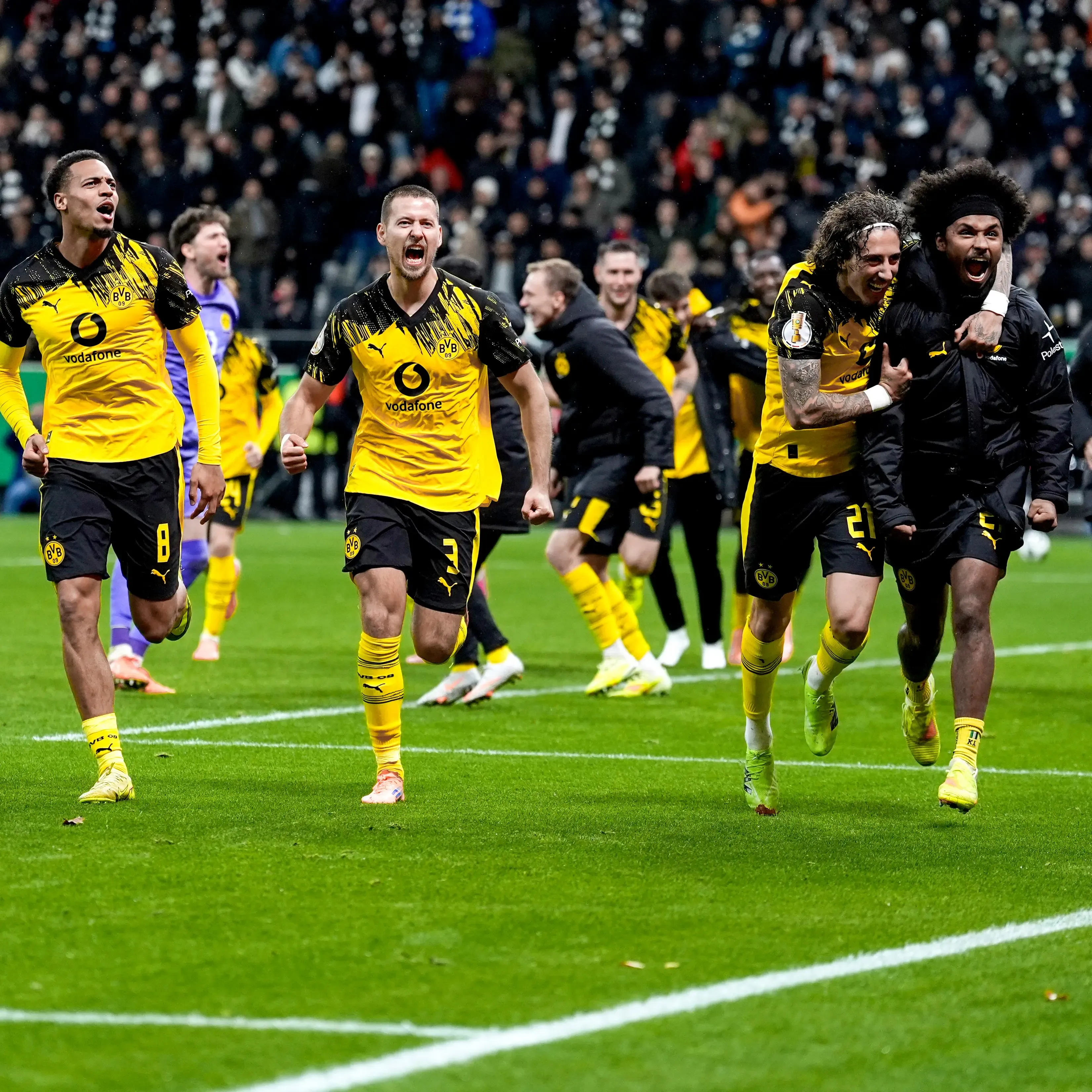 Did Dortmund Secure a Thrilling DFB Cup Win Over Frankfurt?