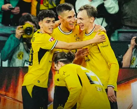 Dortmund clinch Bundesliga runners-up spot with 3-2 win over Frankfurt