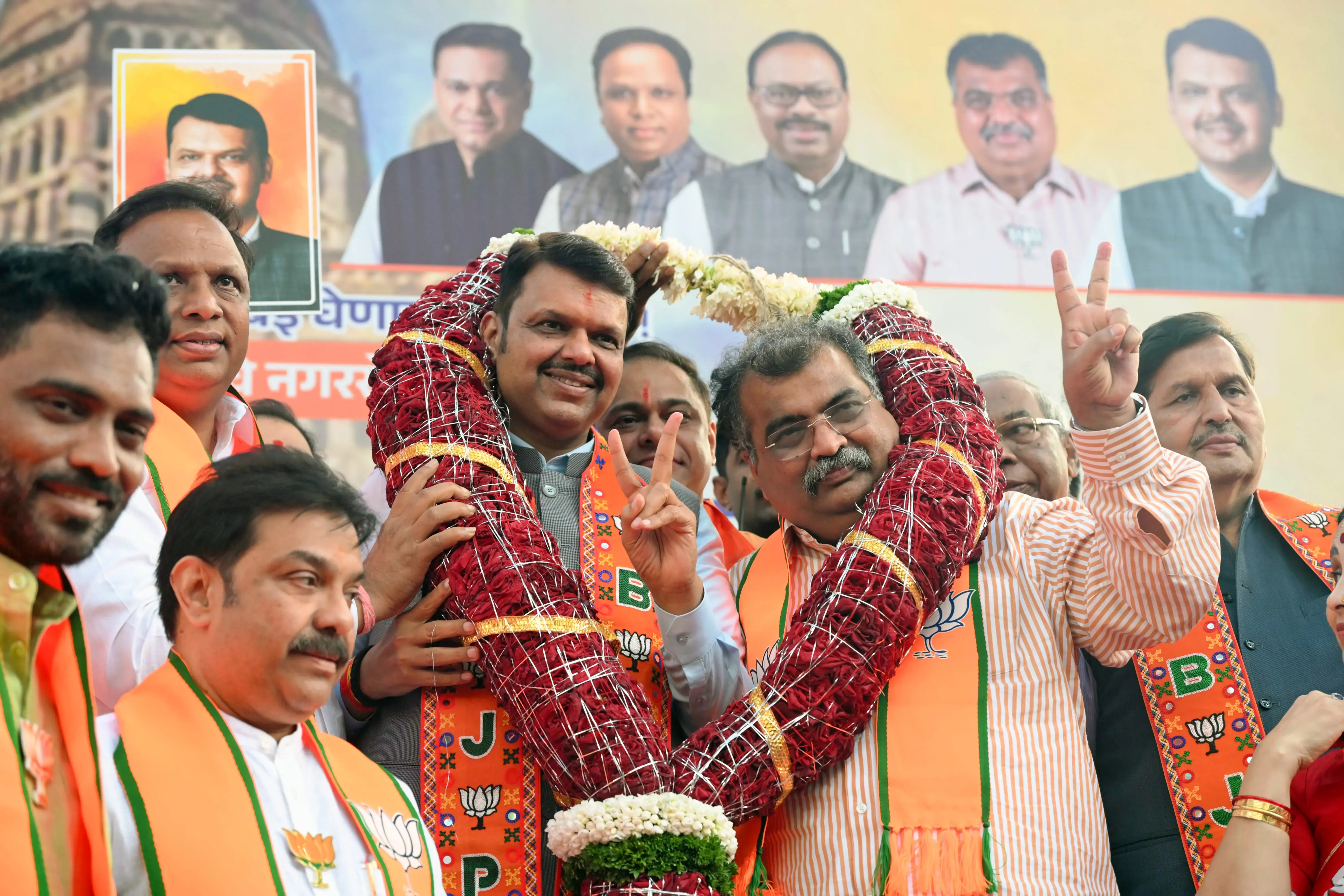 How is the ‘Double-Engine’ Rule Influencing BJP-Led Mahayuti's Civic Polls Victory?