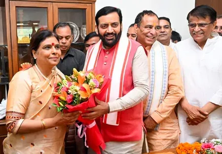 डॉ. अर्चना गुप्ता बनीं हरियाणा BJP की प्रदेश अध्यक्ष, CM नायब सैनी ने पंचकूला में दिलाई पदभार