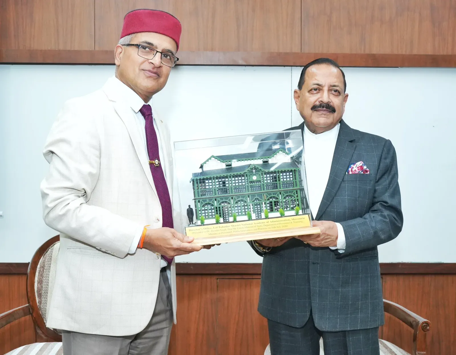 Dr. Jitendra Singh Arrives at LBSNAA Mussoorie