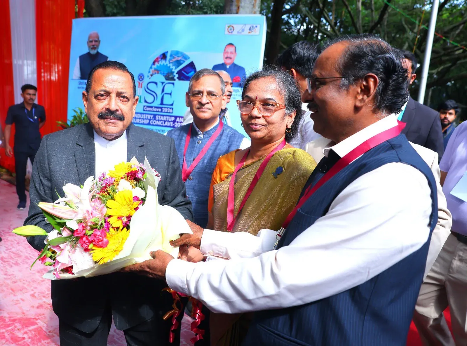 Dr. Jitendra Singh arrives for RISE Conclave 2026 in Bengaluru