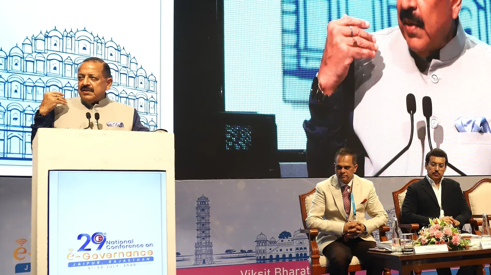 Dr. Jitendra Singh calls AI essential for governance at Jaipur e-Gov meet